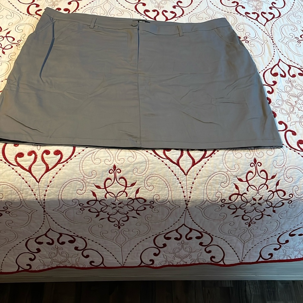Gray skort ellos brand plus size 24